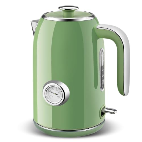 PUKOMC Electric Kettle, 1.7L Stainless Steel Electric tea kettle