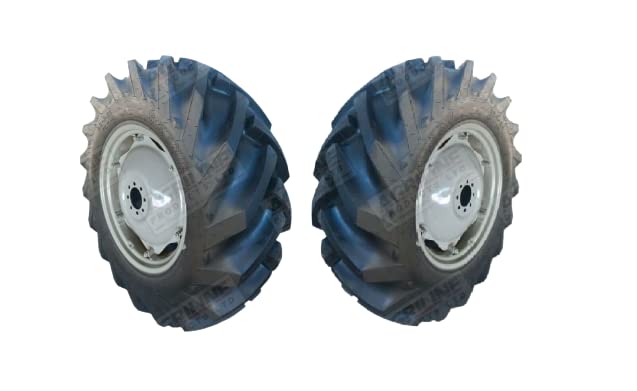 MASSEY FERGUSON 100 200 35 SERIES WHEEL WITH GOODYEAR SUREGRIP DIAMOND TYRE PAIR