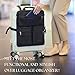 Over Luggage Organizer for Carry On Bag or Suitcase with Storage Pockets, 16” Laptop Sleeve with Handle, Travel Accessories Bag, Slide On Luggage Harness with Adjustable Straps (Black)