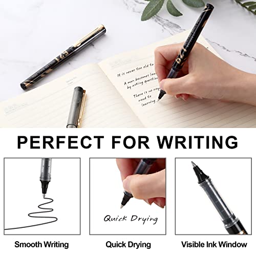 Comix Gel Pens, Black Ink, 0.7Mm Medium Point, Rolling Ball Gel Pens,8 Count,Black Ink Smooth Writing For School Office Home #TOP2