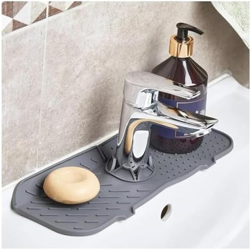 Su Tutucu Musluk Matı - Mutfak ve Banyo için Koruyucu Musluk ve Lavabo Altı Mat - Görsel 1