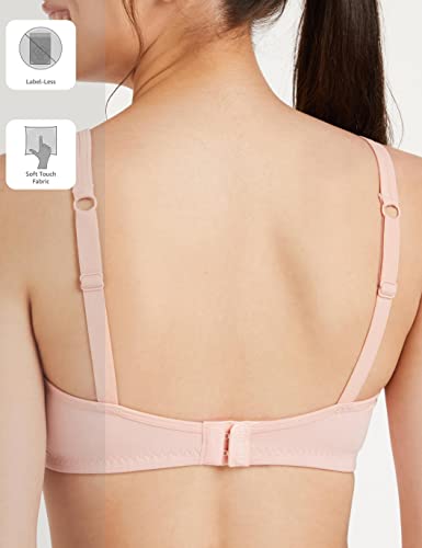 Image of Amazon Brand - Symbol Women Cotton Stretch Non Padded Wire Free Full Coverage Camisole Bra