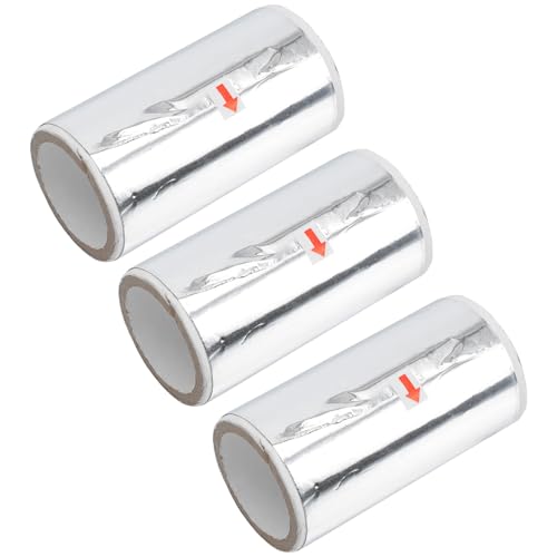LRXIYODE 3 rollos Manicura Envolturas para Quitar Esmalte de Uñas Flexibles y Ligeras para Uso Profesional y Hogar