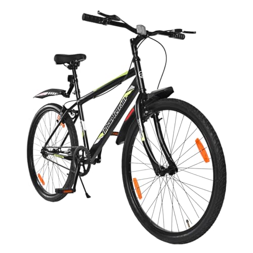 Image of Urban Terrain Bigshot Steel 26 inch Cycle /Bicycle City Bike Single Speed Cycle with Rigid Fork Bicycle for Men /Boys | Ideal for 13+ Years, Frame Size : 18 inch (Green)