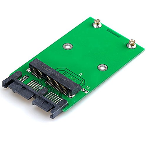 Cablecc Mini PCI-E mSATA SSD to 1.8 Micro SATA 7+9 16pin Adapter Add on Cards PCBA for SSD Hard Disk-image-37