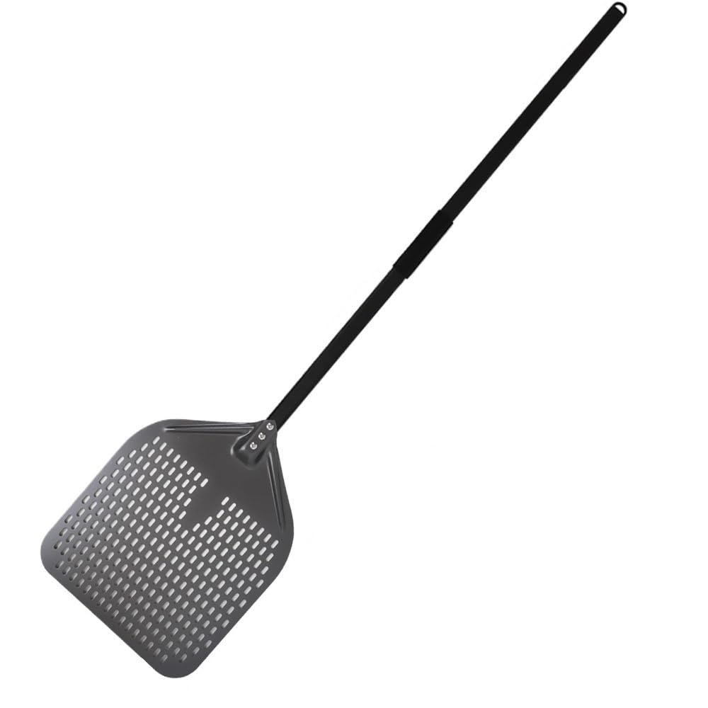 WANGSHAOWEI Pizza ​Paddle Pizza Perforated Shovel Paddle For Oven Turning Peel Kitchen Tools Nonstick Baking(13 inch 129cm)