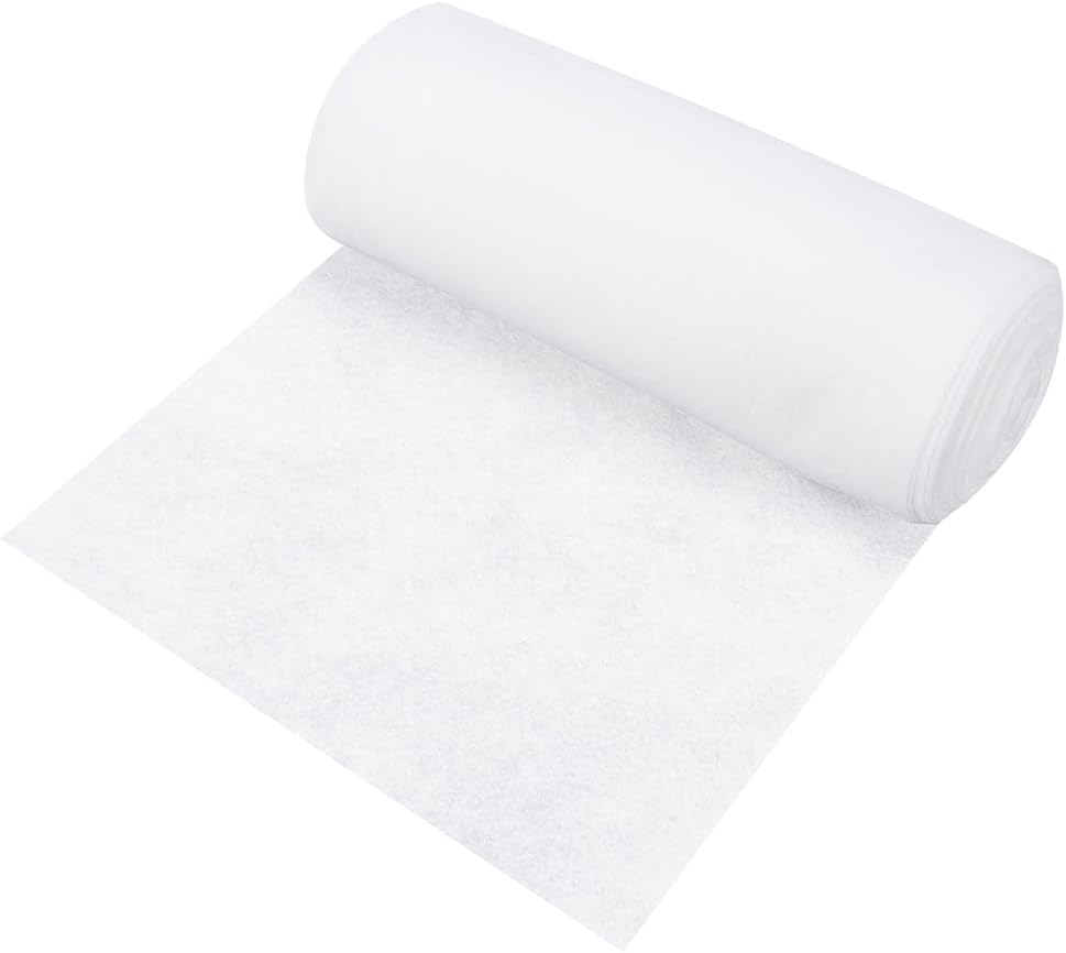 BENECREAT Air Vent Filters, 393x12.2 Inch Electrostatic Air Filter Roll, White Filter Material for Floor, Registers, Grilles, Ceiling, HVAC & RV Vents