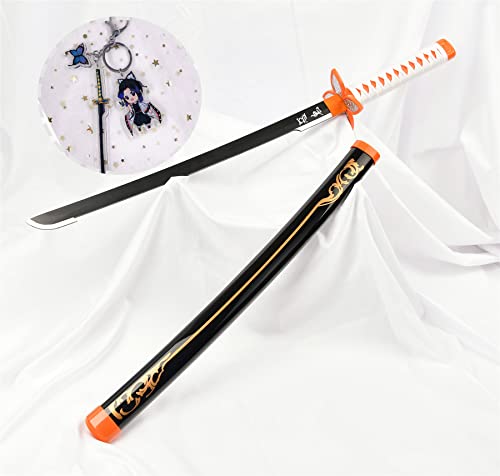 yinhercoslina 日輪刀 鬼滅 子供 胡蝶 しのぶ 初期 刀 コスプレ 77cm 日本刀 鬼殺隊 きめつのやいば ミニ日輪刀 武器 美術刀 サムライ 変装 道具
