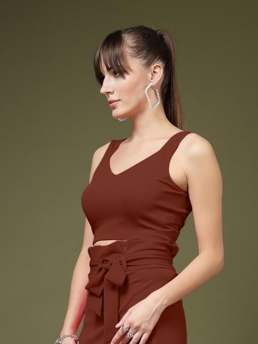 Image of OOMPH! Stretchable Sleeveless Crop Top