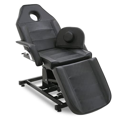 Barberpub Table de Tatouage électrique Table de Massage, Set de Tables d'esthétique, Table de thérapie équipement de beauté Pliable & réglable en...