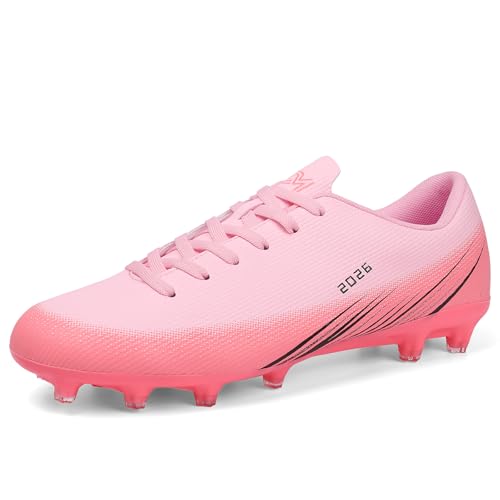 Image of Mens Soccer Cleats Womens Indoor Soccer Shoes Wide Baseball Turf Shoes Adult Youth Rugby Shoes Big Boys Small Spikes AG TF Football Boots