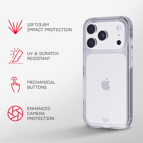 tech21 EvoClear Case for iPhone 17 and 18 Pro – Clear - image 6
