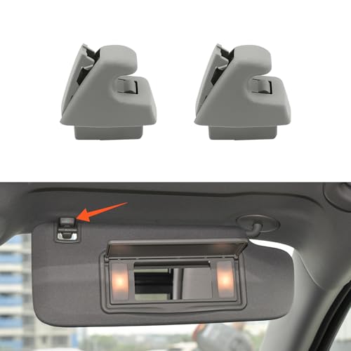 Rebvugr 2PCS Sun Visor Clips for Cars, Bracket Sunvisor Retainer Clips, 95994975 Car Visor Support...