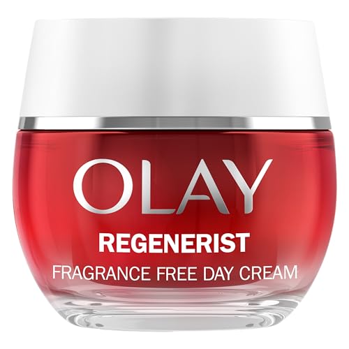 Olay Regenerist Gesichtscreme, formuliert mit Vitamin B3 und Niacinamid, spendet Feuchtigkeit für 24 Stunden, parfümfrei, 50 ml