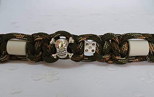 EM-Keramik-Halsband für Hunde/EM-Hundehalsband - Undercover Dog - ARMY-Grün-Mix