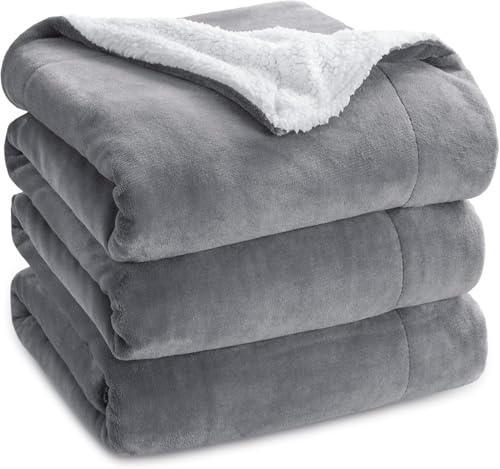 BEDSURE Kuscheldecke - Warm Sherpa Wolldecke & Sofadecke,...
