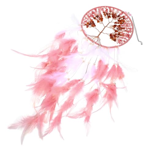 Attrape-rêves rose déco murale facile pour habiller un mur vide - 2