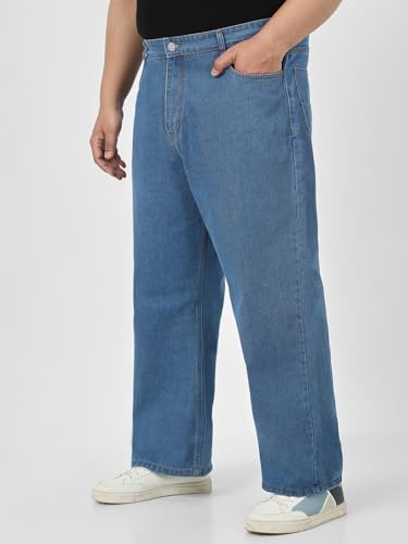 Image of Urbano Plus Men's Loose Mid Rise Jeans