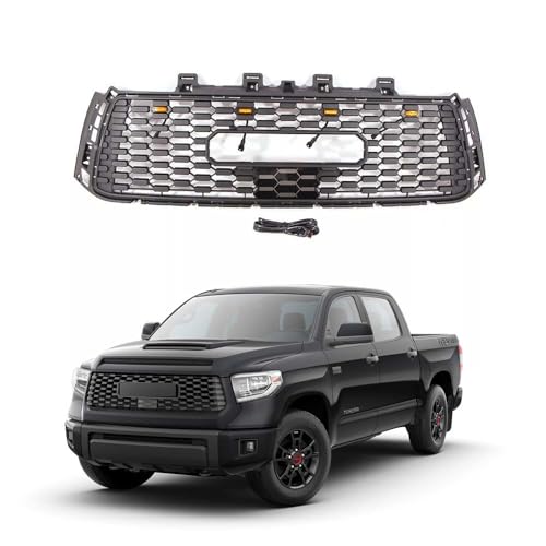 Grille avant pour Tundra 2014-2021 : remplacez votre calandre terne par la maille LED noire