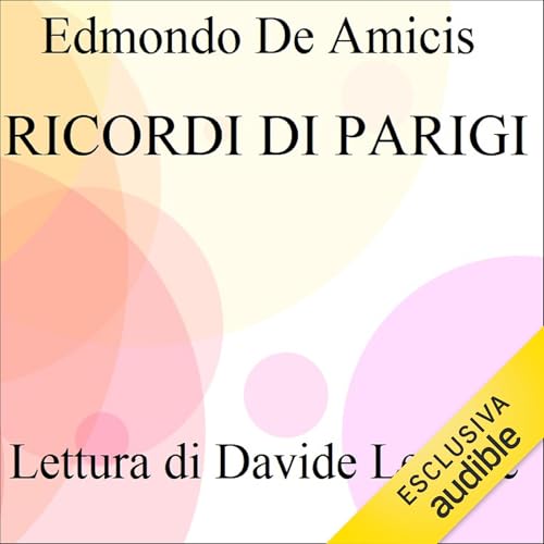 Ricordi di Parigi Audiolibro Por Edmondo De Amicis arte de portada