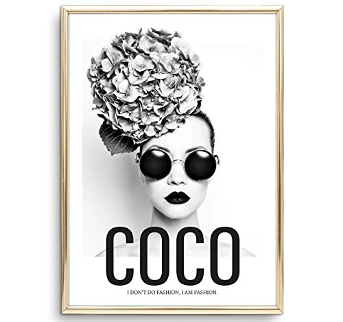 Coco Chanel Zitate Poster