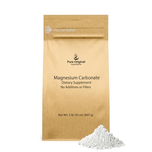 Pure Original Ingredients Magnesium Carbonate, Magnesium Supplement, Non-GMO, Multi-Purpose (2 Pound)