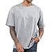 Men's Fashion Oversized Tshirts Workout Short Sleeve T-Shirt Dry Fit Lightweight Crewneck Tee Tops