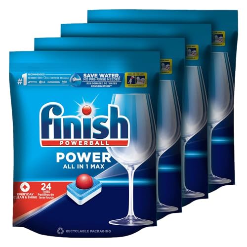 Finish All in One Tablets - 24 Tabs (Pack of 4) | Worlds #1 Recommended Dishwashing Brand (B0C1GXWPRM) Amazon Price History, Amazon Price Tracker