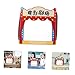 ibasenice Puppet Theater Stage for Boy Girl Family Shadow Puppets Storytelling Kit for Kindergarten and Home Use Interactive Learning and Creative Play