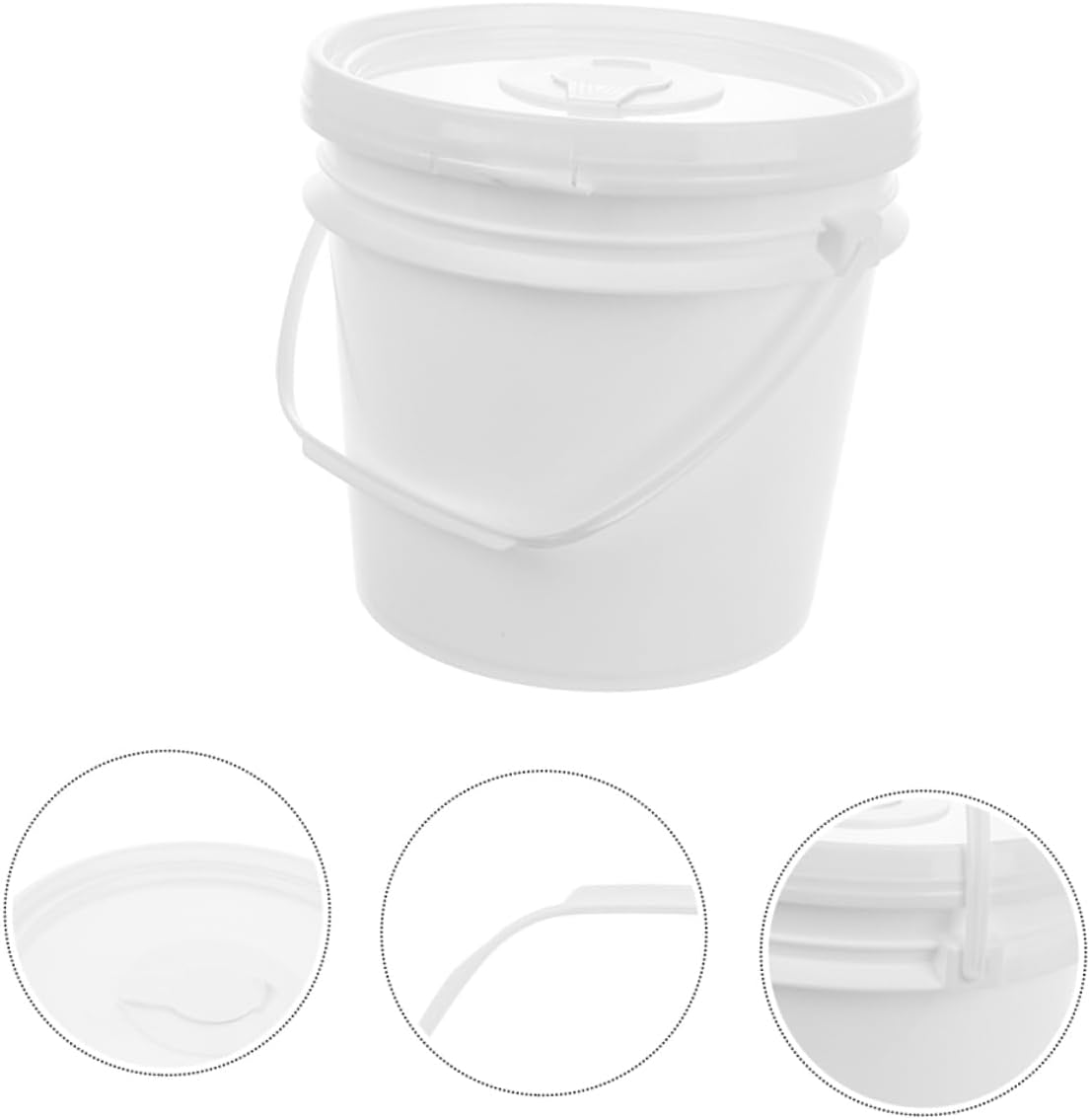 Portable Wipes Dispenser Bucket Plastic Handle for Car Home Bathroom Tissue Holder