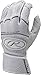 Rawlings Workhorse Adult Batting Gloves with Compression Strap, White, Large