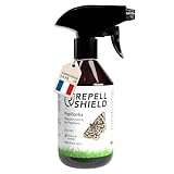 RepellShield® Spray Anti Mites Textiles - Non Tachant - Barrière Répulsive Anti Mites Vêtements, Literie, Textiles, Rideaux, Placards, Tapis - Lavande Ultra-Concentré - Fabriqué en Allemagne, 250ml