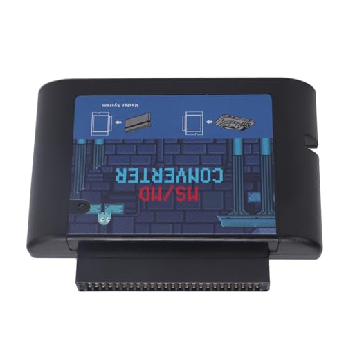 Image of Gugxiom Converter for Mega Drive, MS /MD Game Card Adapter Converter Compatible with 5 /3 /2, Mega Drive (Black)