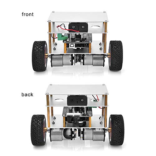 OSOYOO RC Two Wheel Self Balancing Robot Car Kit DIY Educational Programmable Starter Kit for Arduino Board, Bluetooth Remote Control by Android Smart Phone