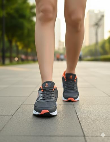 Image of Men's Sports Running Shoes | Lightweight Comfortable Casual Sneakers | Lace-Up Design | Flexible Sole | Sizes 6 to 11
