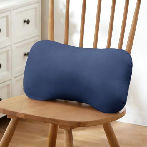 CozySleep 腰枕 クッション もちもち 極上の肌触り 暖かい ふわふわ 腰痛クッション 多機能対応 腰当て 背もたれ 膝上 抱き枕 昼寝枕 足枕 丸洗い可能 自宅・車・オフィス・椅子 ダークブルー - CozySleep - 商品画像