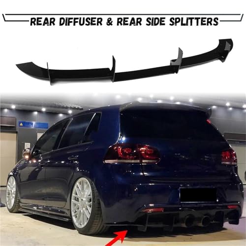 Voiture pare-chocs arrière diffuseur pour réparer et relooker Golf 5 - 2