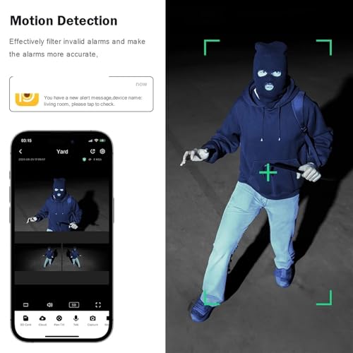 Cámara IP HD inteligente para proteger tu hogar y vigilar el jardín exterior 7