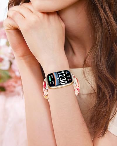 Correa para Smartwatch Fitpolo GTX20 diseño elástico blanco miniatura 5