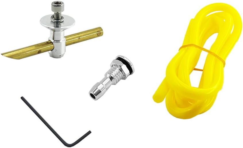 RC Boat Water Cooling Set Water Inlet and Outlet Nozzle with Pipe Tube for RC Boat Ship DIY Model Toy Motor Water Cooling Parts (Green)