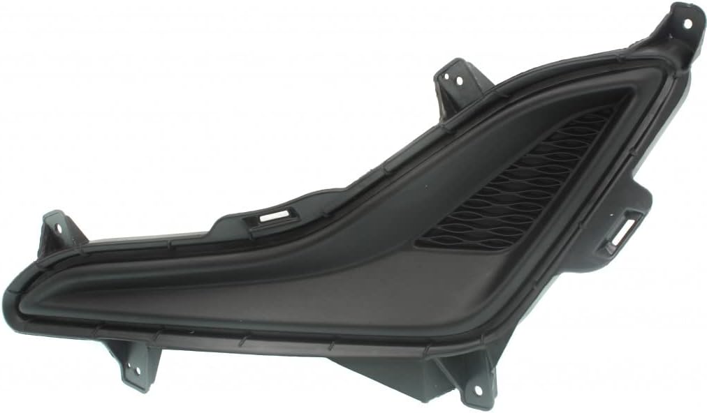 for Hyundai Elantra 2014 2015 2016 Fog Light Cover Driver Side | Sedan | Matte-Black | PP Plastic | Replacement for HY1038124 | 865633X700