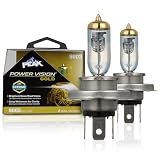 PEAK Power Vision Gold Automotive High Performance 9003/H4/HB2 60/55W Headlights (2 Pack)