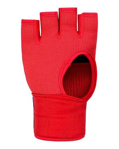 Image of Gel Boxing Hand Wraps Inner Gloves for Men & Women, Quick Slip-On Padded Knuckle Protection with Wrist Support for MMA, Muay Thai & Kickboxing, Heavy Bag & Martial Arts