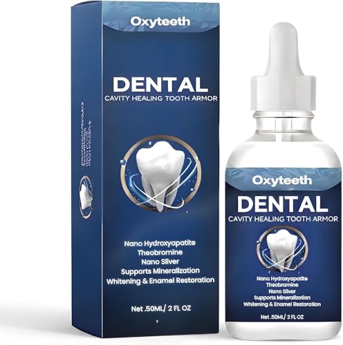 Oxyteeth Teeth Armor Drops Enamel Repair Liquid Remineralization Formula for Teeth Strengthening & Early Cavity Protection Daily Dental Care Serum for Sensitive Teeth Support (1 PC)