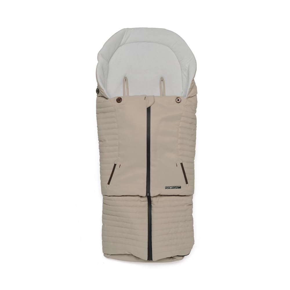 Foppapedretti Kalor Sacco Invernale Universale 2in1 per navicella, ovetto e passeggino, Cream