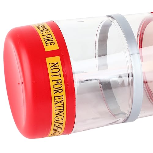 2L Getränke Dispenser Biertower, Mini-Zapfanlagen Bar-Butler Zapfsäule mit Zapf-Schlauch Roter Bier-Whisky-Weinausgießer aus Kunststoff mit Feuerlöscherform für den Einsatz auf Partys zu Hause