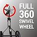 Golf Cart Golf Push Carts - Swivel Front Wheel 360 Rotating, 1-Step Folding, Aircraft Grade Frame | Clear Design Concept, Lightweight & Easy Handling (Lime) Rug AD6451 2X8 Keystone Multi Area Rug