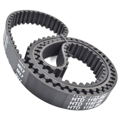 Courroie de distribution HTD 8M anti-rupture pour transmission synchrone 1200mm caoutchouc 40mm - 2