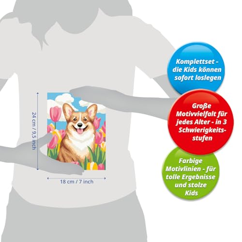 Kit De Peinture Par Numéros Ravensburger 12023222 – Corgi - vue 10