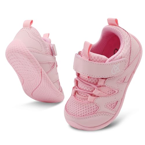 LeIsfIt Baby Shoes Boys Girls First Walking Shoes Non-Slip Toddler Breathable Sneakers Infant Sneakers